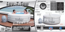 Dmuchane SPA z masażem i podgrzewaczem wody 196 x 61 cm Lay-Z Spa Bestway