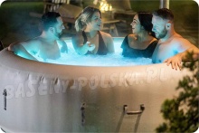 Dmuchane Spa PARIS 60013 Bestway z masażem i podgrzewaczem wody LED