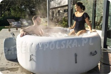 Dmuchane Spa PARIS 60013 Bestway z masażem i podgrzewaczem wody LED