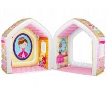 Dmuchany domek dla dzieci fotel stolik 124 x 109 x 122 cm INTEX 48635