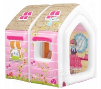 Dmuchany domek dla dzieci fotel stolik 124 x 109 x 122 cm INTEX 48635
