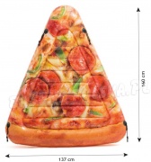 Dmuchany materac plażowy Pizza do pływania 160 x 137 cm INTEX 58752