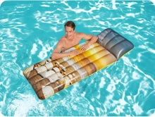 Dmuchany materac plażowy z poduszką 183 x 71 cm Bestway 43416