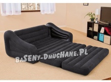 Duża sofa i łóżko dwuosobowe 2w1 193 x 221 x 66 cm INTEX 68566