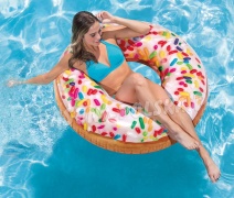 Duże koło do pływania Donut pączek dla dorosłych INTEX 56263