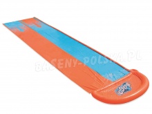 Dwuosobowa ślizgawka wodna Bestway 52328 z fontanną 2 tory 488 cm