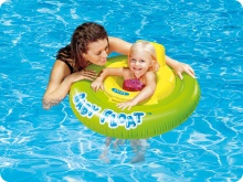 Koło i fotelik dla dzieci do nauki pływania śr 76 cm INTEX 56588
