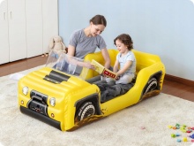 Łóżko dmuchane dla dzieci samochód materac welurowy 67714 Bestway