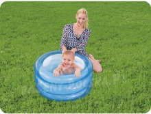 Mały basenik dla dzieci 70 x 30 cm dmuchany Bestway 51033 niebieski różowy