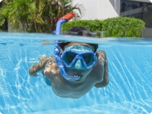 Maska do nurkowania rurka do oddychania pod wodą 24023 Bestway