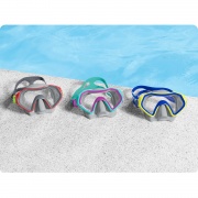 Maska na oczy i nos do pływania czerwona Bestway 22049