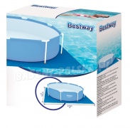 Mata pod basen uniwersalna 274 x 274 cm kwadratowa Bestway 58000