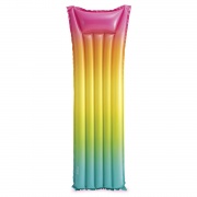 Materac do pływania 1-osobowy 170 x 53 cm plażowy Intex 58721 Tęcza