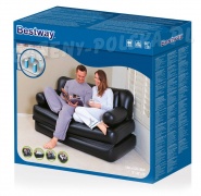 Materac sofa dmuchana 5w1 188 x 152 x 64 cm 75054 Bestway czarna