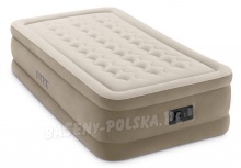 Materac welurowy Twin z pompką 99 x 191 x 46 cm INTEX 64456