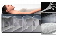 Materac welurowy do spania 2-osobowy 191 x 137 x 25 cm INTEX 64108