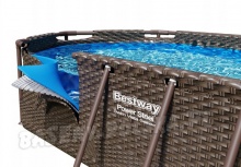 Ogrodowy basen z oknami Bestway 56716 Rattan 549 x 274 x 122