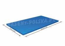 Pokrywa na basen stelażowy 400 x 211 cm prostokątna Bestway 58107