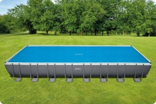 Pokrywa solarna do basenu 975 x 488 cm INTEX 28018 największa