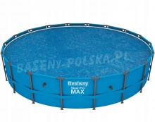 Pokrywa solarna grzejąca do basenów 549 cm Bestway 58173