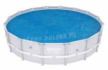 Pokrywa solarna grzejąca na basen okrągły 488 cm Bestway 58253