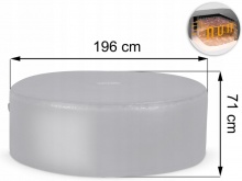 Pokrywa termiczna do SPA basenów 196 x 71 cm Bestway 60318
