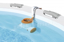 Pompa filtrująca oraz skimer 2w1 Skimatic 3974L Bestway 58469