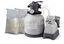 Pompa filtrująca piaskowa 12000 l/h INTEX 28652 z piaskiem 50kg