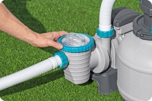 Pompa piaskowa z piasekim 25kg filtrująca 8327 l/h Bestway 58499 do basenu