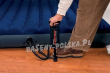 Pompka tłokowa ręczna do materacy 36 cm bardzo szybka INTEX 68614