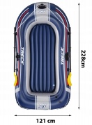 Ponton TREK X1 zestaw z wiosłami i pompką Bestway 61083 dwuosobowy
