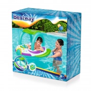 Pontonik do pływania z daszkiem 107 x 112 cm Bestway 34149 dla dziecka