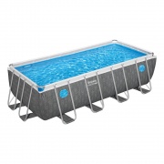 Prostokątny basen stelażowy 488 x 244 x 122 cm 10w1 antracyt Bestway 561MB