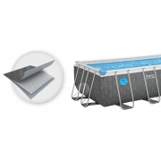 Prostokątny basen stelażowy 488 x 244 x 122 cm 10w1 antracyt Bestway 561MB