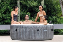 SPA dmuchane INTEX 28440 jacuzzi 140 dysz 4 osobowe 196 x 71 cm