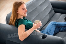 Sofa dmuchana fotel rozkładany materac dwuosobowy Intex 66552