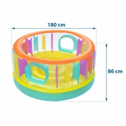 Trampolina dmuchana 52262 Bestway dla dzieci 180 x 86 cm