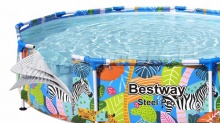Tropikalny basen ogrodowy stelażowy 305 x 66 cm Bestway 56985 4w1