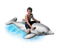 Dmuchany Delfin do pływania dla dzieci 201 x 76cm Intex 58539
