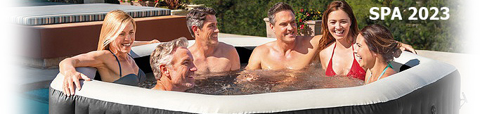 Prywatne dmuchane SPA Jacuzzi w ogrodzie