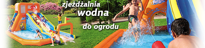 Duża dmuchana zjeżdżalnia wodna Fale Tsunami do ogrodu